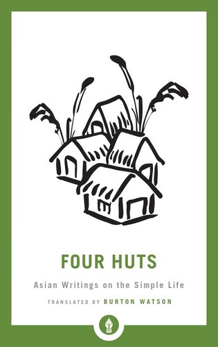 Four huts asian writings on - writings,